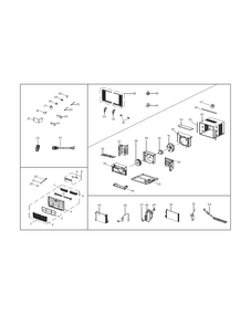 Recommended Spare Parts Diagram and Parts List for CRA256ST216  Frigidaire Air Conditioner