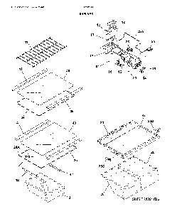 Shelves Diagram and Parts List for FFTR1821TW8  Frigidaire Refrigerator