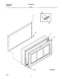 Part Location Diagram of 216205005 Frigidaire HANDLE