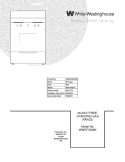 COVER Diagram and Parts List for WWGF3002KWD  Westinghouse Range