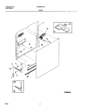 DOOR Diagram and Parts List for FDBS956CC0  Frigidaire Dishwasher