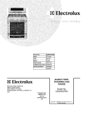 COVER Diagram and Parts List for CEW30GF6GSB  Electrolux Range