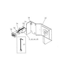 Control Diagram and Parts List for FAL124J1A1  Frigidaire Air Conditioner
