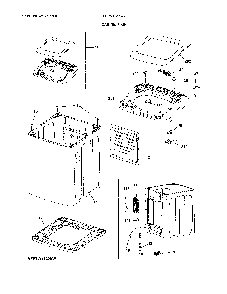 Cabinet/top Diagram and Parts List for FFTW4120SW0  Frigidaire Washer