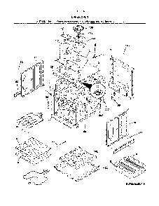 Upper oven Diagram and Parts List for 79040252412  Kenmore Wall Oven