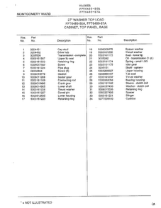 Transmission Page 2 Diagram and Parts List for 6489-80A  Frigidaire Washer