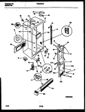 CABINET PARTS Diagram and Parts List for FRS22WNAD0  Frigidaire Refrigerator