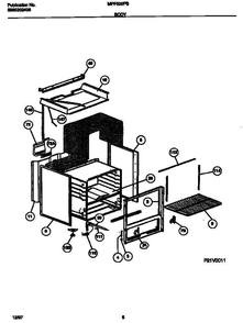 Frigidaire Mpf500pbdb 2 Diagram and Parts List for MPF500PBDB V1 Frigidaire Range