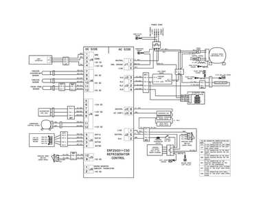 Wiring Schematic Diagram and Parts List for EI23BC80KS8A  Electrolux Refrigerator