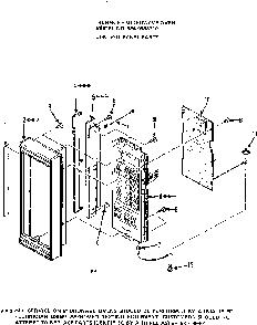 Control Panel Parts Diagram and Parts List for 5649988210  Kenmore Microwave