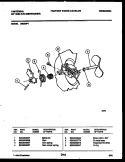 CAM Diagram and Parts List for DB200PW1  Frigidaire Dishwasher