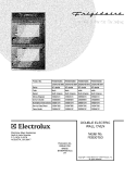 COVER Diagram and Parts List for FEB30T5DBC  Frigidaire Wall Oven