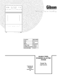 COVER Diagram and Parts List for GEF3015KWA  Gibson Range