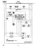 WIRING DIAGRAM Diagram and Parts List for FES355CCBC  Frigidaire Range