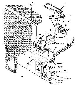 Part Location Diagram of 14369 Maytag Blower assembly
