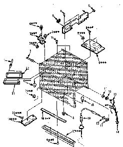 Cavity Parts-c Diagram and Parts List for 5648668410  Kenmore Microwave