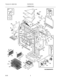 LOWER OVEN Diagram and Parts List for E30EW8CGSS1  Electrolux Wall Oven