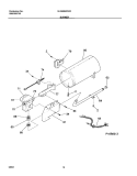 BURNER Diagram and Parts List for GLGQ642AS3  Frigidaire Dryer