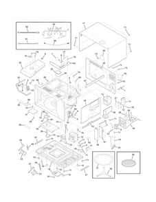 Microwave Diagram and Parts List for EW30MC65JS3  Electrolux Microwave Oven Combo