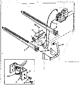 Burner & manifold assembly Diagram and Parts List for 867765722  Frigidaire Furnace