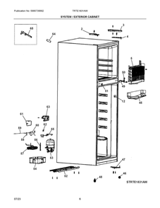 Part Location Diagram of 5304529356 Frigidaire Water Fill Tube