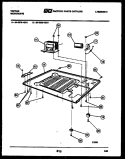 BASE PLATE AND CAPACITOR PARTS Diagram and Parts List for 56-2079-10-01  Tappan Microwave
