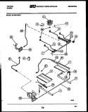 BURNER, MANIFOLD AND GAS CONTROL Diagram and Parts List for 30-3981-23-01  Tappan Range
