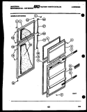 DOOR PARTS Diagram and Parts List for GTN140WGW3-00  Uni Refrigerator