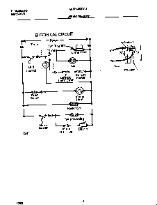 Wiring Diagram Diagram and Parts List for GFU14M3GW1  Gibson Freezer