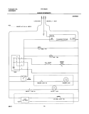 WIRING SCHEMATIC Diagram and Parts List for FRT18C5AW4  Frigidaire Refrigerator