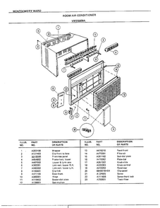Part Location Diagram of A471105 Frigidaire Door-front