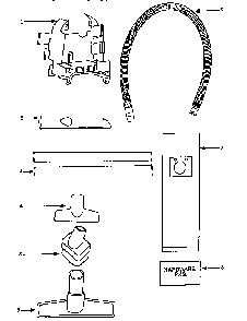 Part Location Diagram of 60038-2 Frigidaire Hose assembly