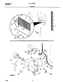 SYSTEM Diagram and Parts List for FFU17G9HW0  Frigidaire Freezer