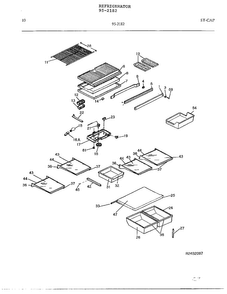 Electrical Equipment Page 9 Diagram and Parts List for 95-2182  Frigidaire Refrigerator