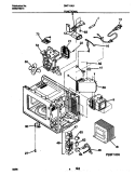 FUNCTIONAL Diagram and Parts List for DMT113U1B0  Frigidaire Microwave