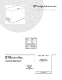 COVER Diagram and Parts List for FFC05C3CW2  Frigidaire Freezer