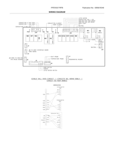 Wiring Diagram Diagram and Parts List for FPEW3077RFB  Frigidaire Wall Oven