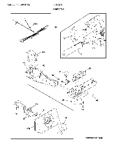 Control Diagram and Parts List for LFSS2312TP4  Frigidaire Refrigerator