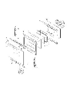 Door Diagram and Parts List for 79090939600  Kenmore Range