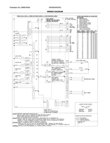 Wiring Diagram Diagram and Parts List for EW30EW55PSD  Electrolux Wall Oven