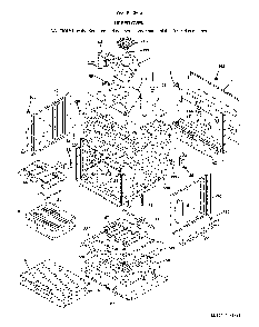 Upper oven Diagram and Parts List for 79049443415  Kenmore Wall Oven