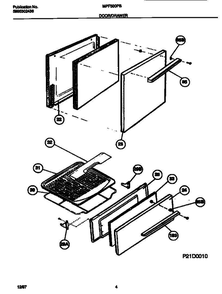 Frigidaire Mpf500pbdb 3 Diagram and Parts List for MPF500PBDB V1 Frigidaire Range