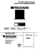 COVER Diagram and Parts List for FEB30XPFCA  Frigidaire Warming Drawer
