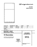 COVER Diagram and Parts List for FRT17A2AQ1  Frigidaire Refrigerator