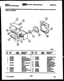 AIR HANDLING PARTS Diagram and Parts List for AK27E6RWG  Gibson Air Conditioner