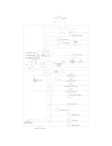 Wiring Schematic Diagram and Parts List for FFHS2622MBNA  Frigidaire Refrigerator