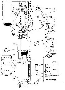 Figure A Diagram and Parts List for 2048778180  Kenmore Upright Vacuum