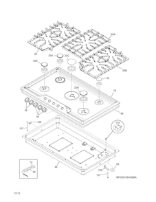Part Location Diagram of 5304499337 Frigidaire KNOB