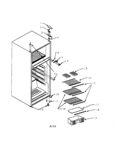 Part Location Diagram of 302586 Maytag Fan blade