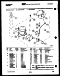 SYSTEM AND ELECTRICAL PARTS Diagram and Parts List for UFS133FM1W  Kelvinator Freezer